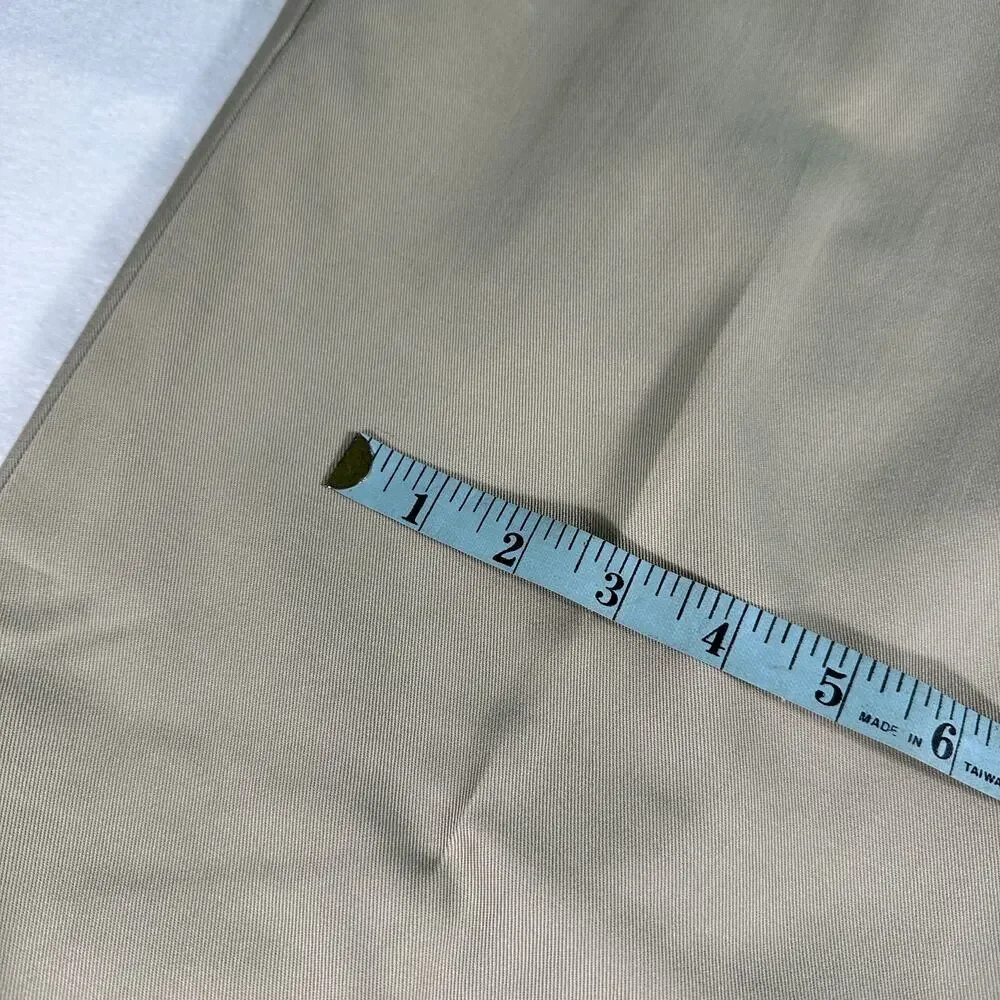 Brooks Brothers 346 Advantage Chino Clark Khaki Pants Slacks 34/32 100% Cotton‎